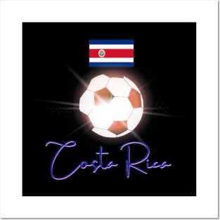 Costa Rica Soccer Lover Posters and Art